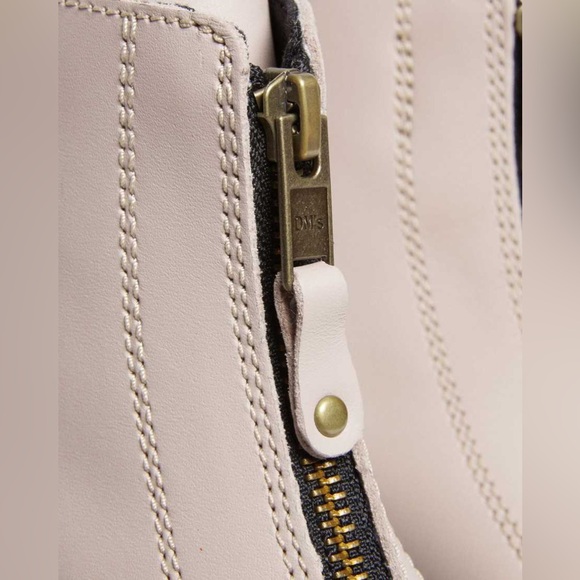 DR. MARTENS JETTA ZIPPED SENDAL LEATHER PLATFORM BOOTS - Picture 7 of 16